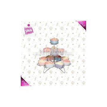 Perfect Decorative Metal Cupcake Wedding Cake Stand Rack photo-2