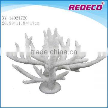 White resin coral craft