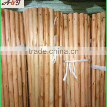 Two Times Varnished Eucalyptus Wooden Rake Handle Tapered End 150*2.5cm photo-4