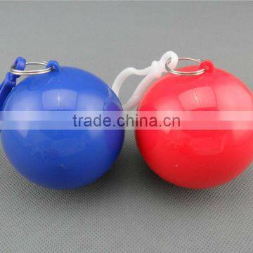 Ball PE plastic rain cape for promotion