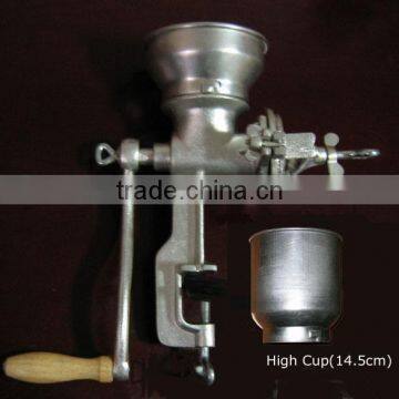 manual cast iron corn grinder with clamp / table corn grinder