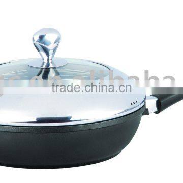 Die-casting Aluminum Non-Stick Deep Fry Pan