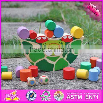 2016 new design funny toddlers wooden balancing toys W11F049