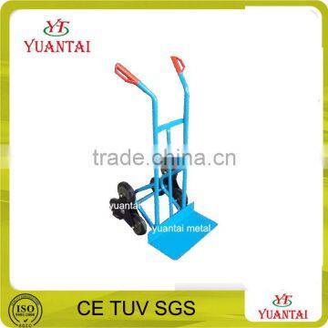 Steel six wheel hand trolley for stairs climbing hand truck hand trolley