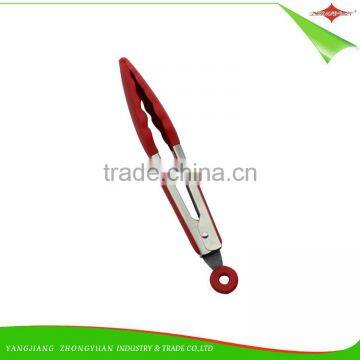 ZY-H2023 for Barbecue 7-inch Silicone Food Tong With Soft Grip Handle photo-2