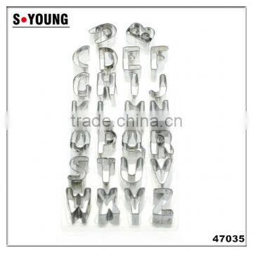 47035 26 English Letter Shape Cake Cookie Cutter ,fondant Cake Decorating Tools photo-3