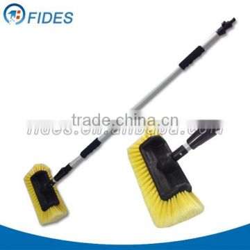 water flow telesopic long handle car brush with long handle