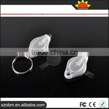 Custom 365nm UV Led Flashlight Keychain With Insulating Piece,Wholesale Purple Light Keychain photo-6