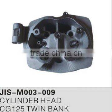 Motorcycle parts & accessories cylinder head for CG125 TWIN BANK