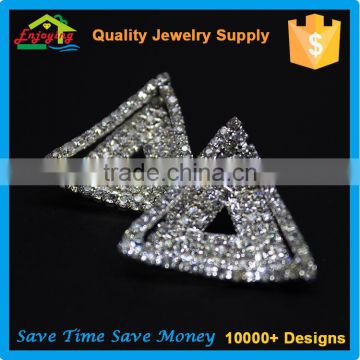 modern design perfect finishing superior quality laser cutting shine earring jewelry