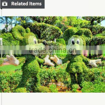 Wholesale New Product Milan Grass Topiary Animal for Garden Decoration photo-6