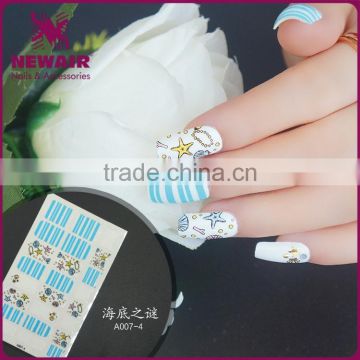 New Air Custom Nail Sticker Wraps Korea Hot Sale Nail Decals Sticker