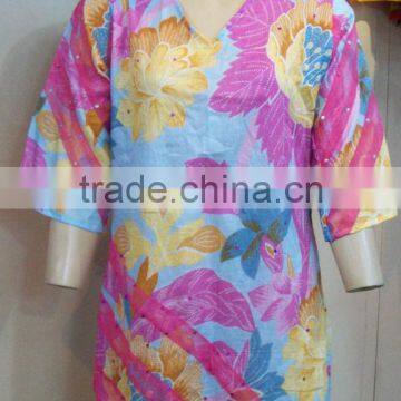 Cotton Printed Ladies Fancy Tunic