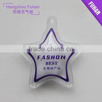 Clear Custom Feather Inflatable Tag for Winter Snow Jacket photo-2