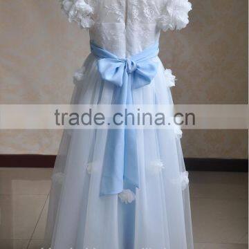 Girls Dress New 2017 Children Girl Floral Dresses Summer Fashion Lace Beach Dress Kids Clothes photo-4