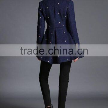 New Arrival Women Chic Fashion Long Cashmere Coat OEM Service photo-5