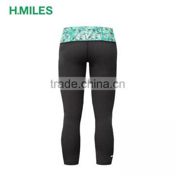 Comfortable Long Length Pant Workout Ladies Yoga Compression Pants photo-2