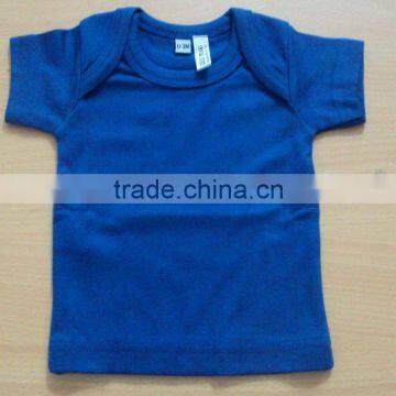 100% cotton interlock baby lap t-shirt