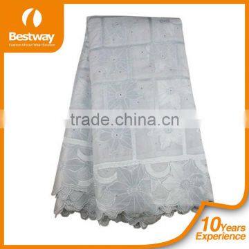 Classical Designed Heavy Voile Lace SL0366 Swiss Embroidery Cotton Lace photo-4