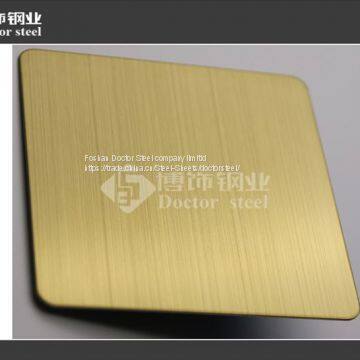 AISI 304 HL Surface Stainless Steel Sheet/plate,golden Stainless Steel Plate photo-2