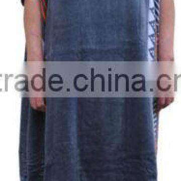 100% Cotton Terry Funny Printing Adult Hooded Poncho Beach Towel photo-3