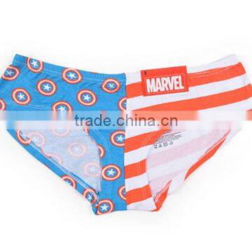2017 OEM Manufacture 3D Print 95%COtton 5%Lycra Customized Your Own Brand Logo Elastic Band Sexy Women String Thongs Underwear photo-2