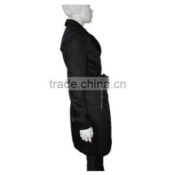 2016 OEM/ODM New Design Women Trench Coat Windbreaker photo-2