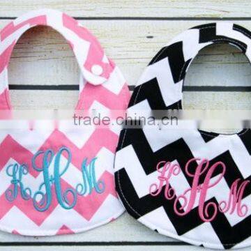 Personalized Seersucker Monogrammed Bib photo-5