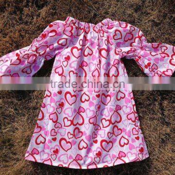 Baby Girls Heart Dress Valentines Dress With Matching Headband and Chunky Necklace Set photo-2
