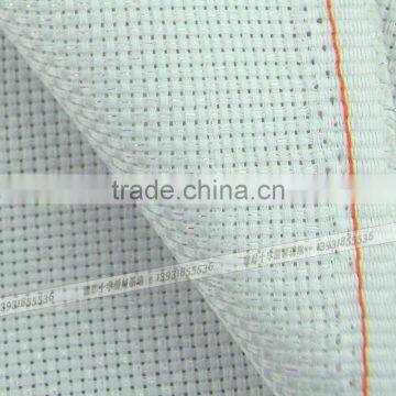 Hot sell high quality China 100% cotton fabric 11 CT and 14CT clear hole color cloth cross stitch cottonfabric