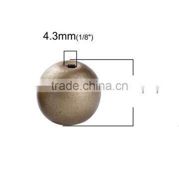 Hot Sales Round Golden Wood Spacer Beads photo-2