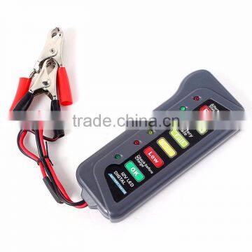 High Quality 12V Digital Battery / Alternator Tester with 6 LED Lights Display Car Digital Vehicle Battery Diagnostic Tool