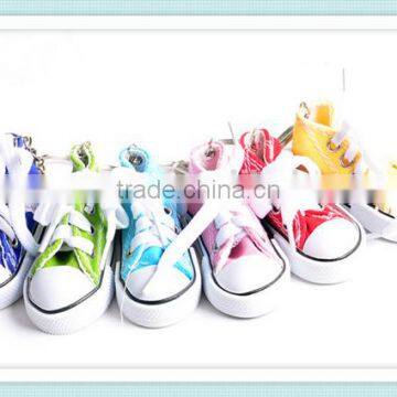 Canvas Sneaker Tennis Shoe Keychain Key Chain photo-5