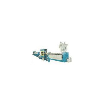 PE / PVC Double - Wall Corrugated Plastic Pipe Extrusion Line