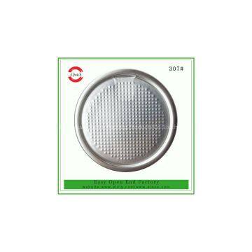 307# easy open peel off lid for cans packing