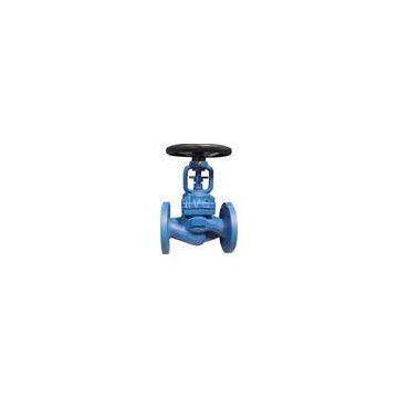 Bolted Bonnet Bellows Seal Globe Valve PN40 Flange With Dual Seal