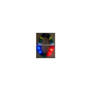 LED light lei-garland-imitation Flower Lei- Silk Flower Leis-Mahalo Lei-Daisy Lei-Honey Moon Lei-Party Lei