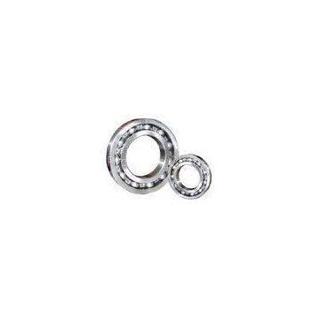 Low Noise Open Deep Groove Ball Bearing Of Single Row , P0 / P6 / P5