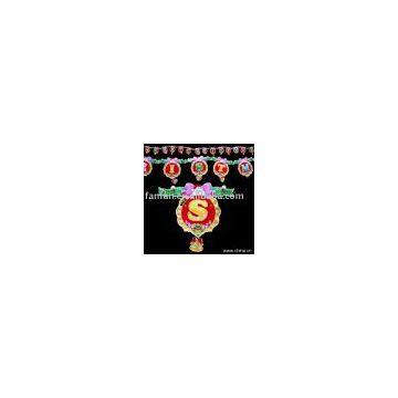 Holiday flag & holiday banner & Christmas decoration