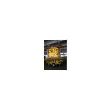 soalr powered variable message sign