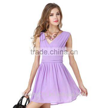 latest custom sublimation print women lady casual dress SD78