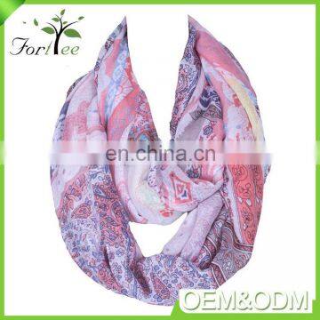 Chinese Best Selling Oem Latest Scarf Design Elegant Tulle Ladies Neck Voile Silk Scarf photo-3