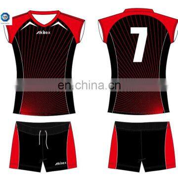 2016 wholesale new simple volleyball jersey for any logo