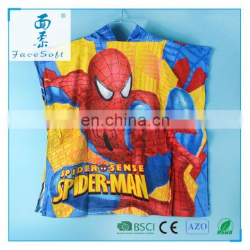 Marvel Audit towel factory Cartoon Baby Hooded Beach Towel Microfiber Kids Bathrobe Summer Shower Bath Towels