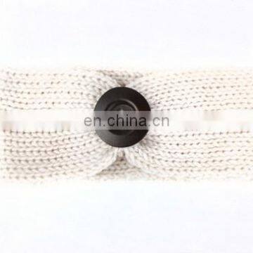 Baby Crochet Headband Newborn Elastic Headwrap For Baby Shower Hair Accessories Topknot