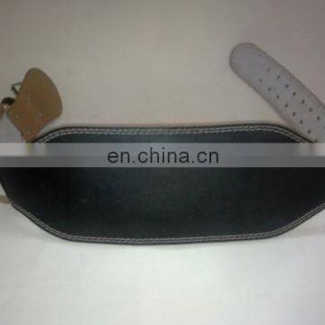 Cow leather weight lifting belt