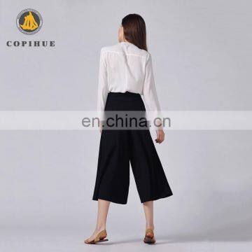 ISO 9001 Factory Comfortable Casual Women Loose Wide Leg Pants photo-5