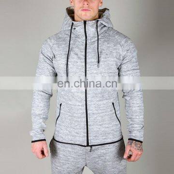 mens slub interlock zip pocket stretch tracksuit