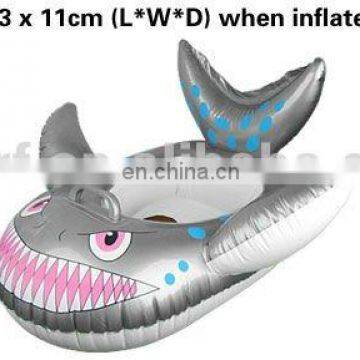 inflatable shark floating seat/inflatable floating seat/inflatable baby swim seat/inflatable swim seat