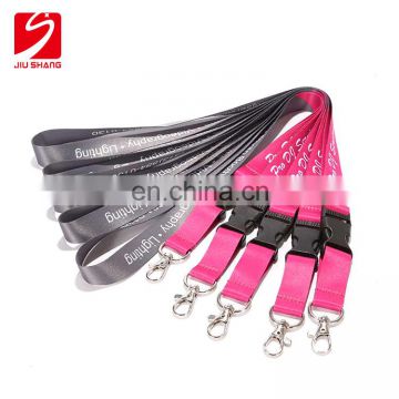 carabiner with heat tranfer printing logo ups logo lanyard